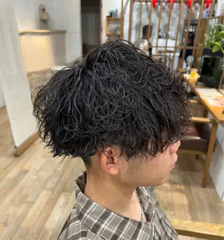 パーマ メンズ メンズパーマ特化⚡️ 中村 駿のヘアスタイル
