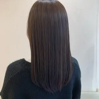 ロング カラー 小筆 直也のヘアスタイル