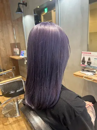 ミディアム カラー La fith hair cheval　熊本店所属・透明感カラー🧸🫧 WAKOのヘアスタイル