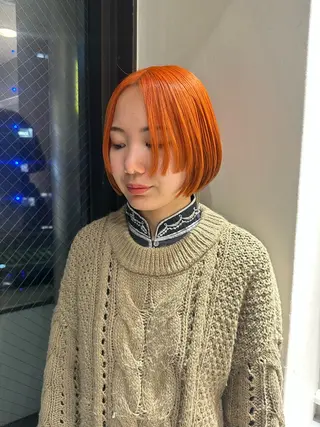 ショート Maria 梅田/デザインカラーのヘアスタイル