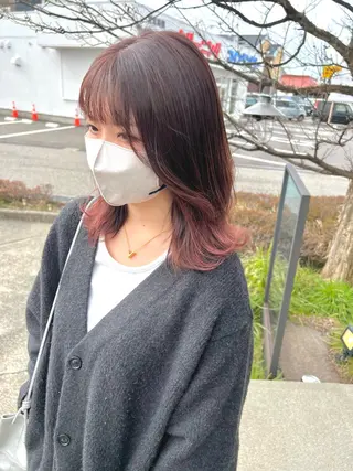 ミディアム カラー 池本 勇大のヘアスタイル