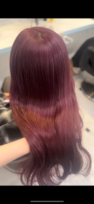 ロング カラー ♥️暖色モテカラ ー♥️由夏のヘアスタイル