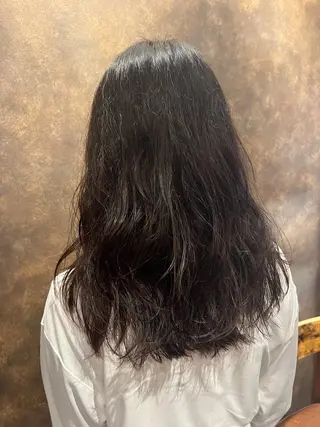 セミロング MINX中村 公亮/デザインパーマのヘアスタイル