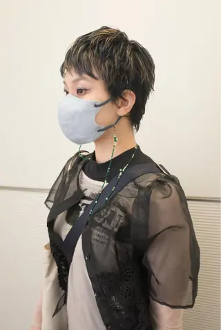 ショート カラー 千葉 慎也のヘアスタイル