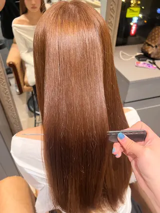 ロング あさひ/透明感カラー ／暖色カラーのヘアスタイル