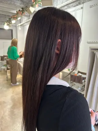 ロング 縮毛矯正🌱𓂃 野口晴菜のヘアスタイル