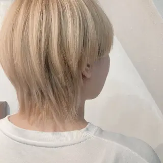 ショート カラー hair salon mtm所属・🕊mtm🫧梅田/ 定額制/透明感/艶髪のヘアスタイル