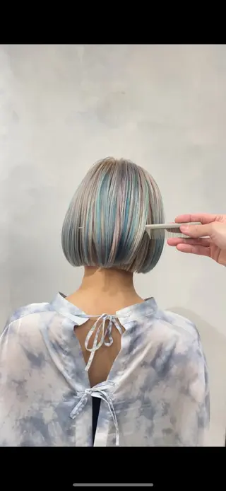 ショート カラー share salon OXY所属・🌈ショートの神様 🌈原田公祐のヘアスタイル