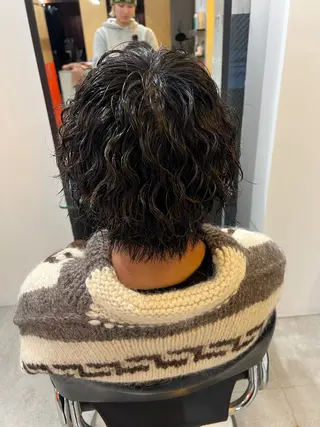 パーマ メンズ fifth神宮前 HIN★T★のヘアスタイル