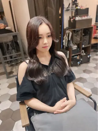 ロング 韓国ボブ/髪質改善 岩澤脩太のヘアスタイル