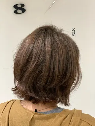 ロング カラー 松吉 純平のヘアスタイル