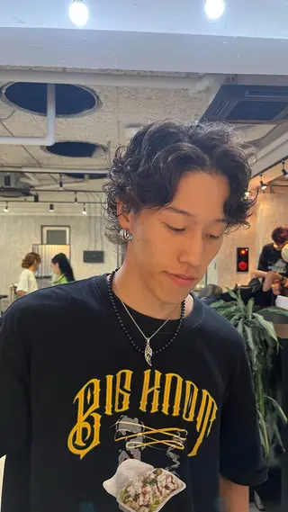 パーマ メンズ TIDE HAIR 高槻店所属・TIDEHAIR. IKUのヘアスタイル