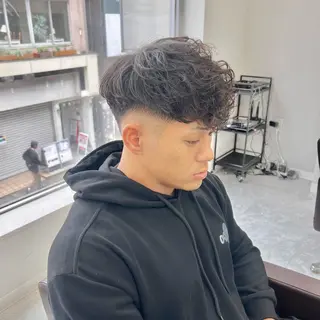 パーマ メンズ シャドウパーマ/ メンズ/KENTAのヘアスタイル