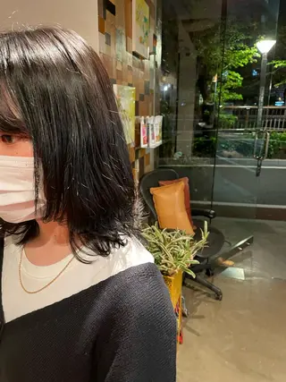 ミディアム 岬 弘人のヘアスタイル