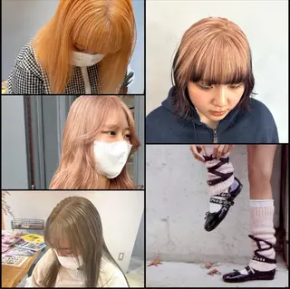 カラー ROCCOeast Rukaのヘアスタイル