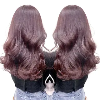 ミディアム カラー 柔らかbeige モトキのヘアスタイル