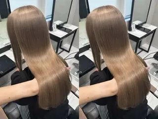 ロング 縮毛矯正・癒し ヘッドスパ🧸心菜のヘアスタイル