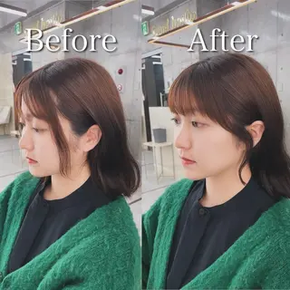 ミディアム 韓国ヘア🇰🇷 レイヤー/芝春樹のヘアスタイル