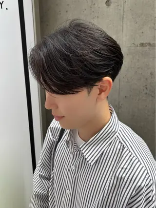 ショート メンズ カルマパーマ韓国ヘア shiryuのヘアスタイル