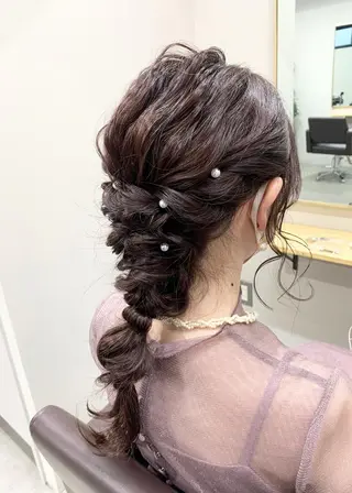 ミディアム ヘアアレンジ 🫧【公式】 Lig.横浜🫧のヘアスタイル