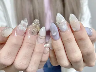 ネイル Rainrain💧 パーツ豊富、やり放題のネイルデザイン