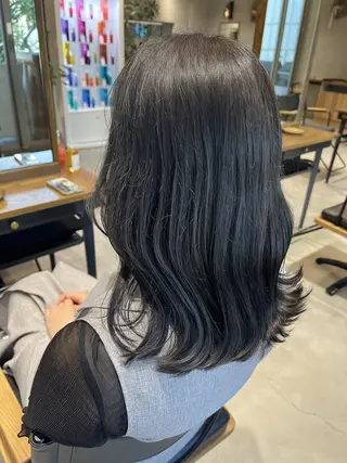 セミロング 鬼童 友稀 ✨️艶カラー診断✨️のヘアスタイル