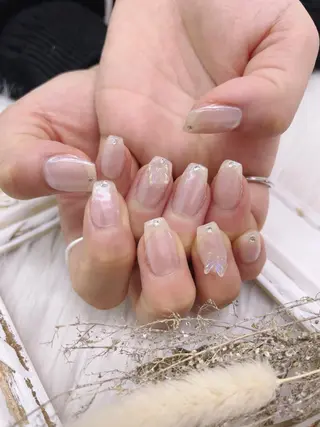 ネイル 🦋ネイルサロン ブラン🌈ゆりのネイルデザイン