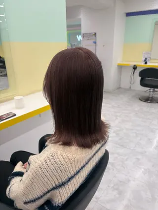 ミディアム カラー 💍透明感スタイル 横浜💍MIU💍のヘアスタイル