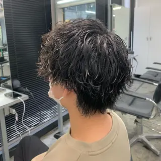 ショート パーマ メンズ メンズ特化美容師/ 藤戸 椋のヘアスタイル