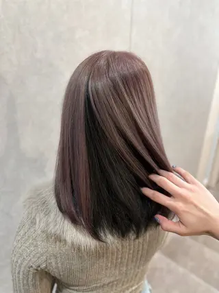 カラー ailes所属・R ／うる艶カラーのヘアスタイル