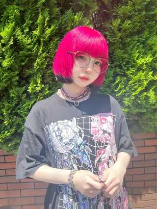 ショート カラー je suis heureuse所属・ハイライトカラー 🌀ゆい❣️のヘアスタイル