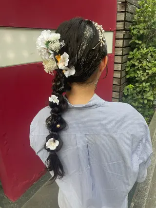 ロング ヘアセット/艶カラー ♡Ayaka♡のヘアスタイル