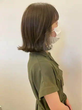 ミディアム カラー GOODDAY ヘアサロンのヘアスタイル