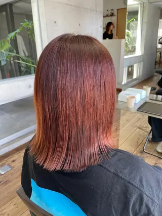 ミディアム カラー ROUTE KOUTAのヘアスタイル