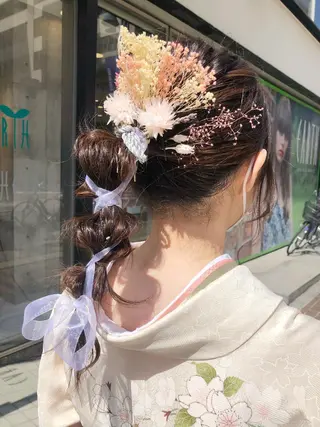 ヘアアレンジ HAIR&MAKE EARTH湘南台所属・三谷 朋世のヘアスタイル