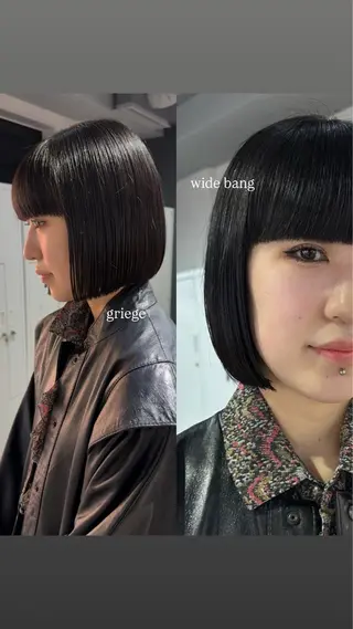 ショート カラー ボブ・レイヤー支持 No.1/Ryokiのヘアスタイル