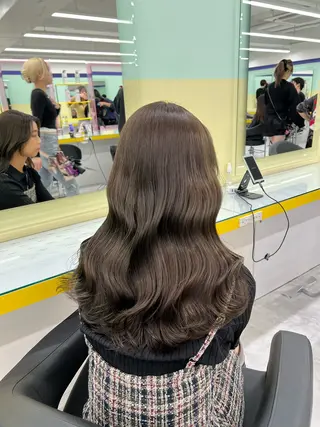 セミロング カラー レイヤー/韓国❣️ 髪質改善/亘紘輝のヘアスタイル