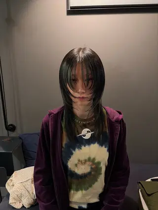 ロング 柚音 nero hairのヘアスタイル