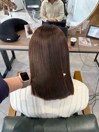 ミディアム 🧸艶ブリーチ/深み カラー🌺Noa🌺のヘアスタイル