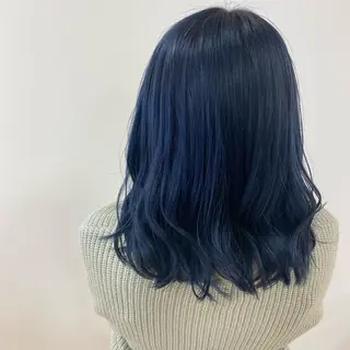 ミディアム カラー 個性派/ブリーチ *ほのかのヘアスタイル