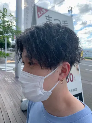 ショート 草薙/メンズパーマ 稲葉のヘアスタイル