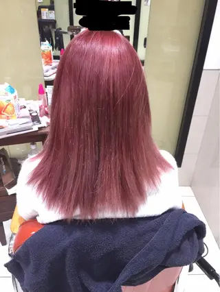 ロング カラー 宮下 愛璃紗のヘアスタイル