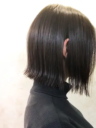 ショート ボブ×縮毛矯正 ryotaのヘアスタイル