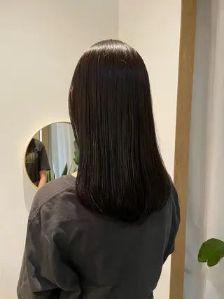 ミディアム カラー ミウラ サクラコのヘアスタイル