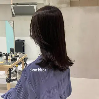 ミディアム カラー 艶感/ナチュラル 🌿マアヤのヘアスタイル