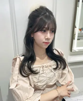 ロング カラー ParveMix 🌝🫧山本 玲南のヘアスタイル