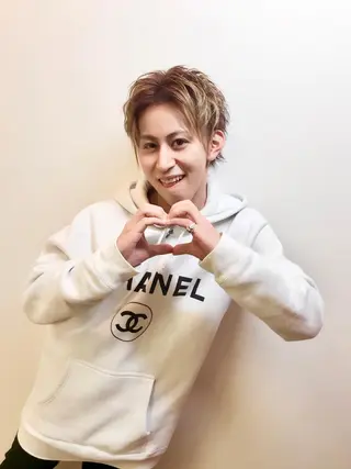 ショート カラー パーマ ヘアアレンジ メンズ ネイル マツエク・マツパ backstage.AZ所属・吉川 宙翔のヘアスタイル