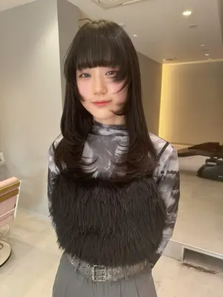 セミロング ✂️似合わせの魔術師 石田一樹✂️のヘアスタイル