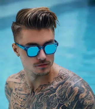 カラー THE MAN Leverage New York所属・大村 大心のヘアスタイル
