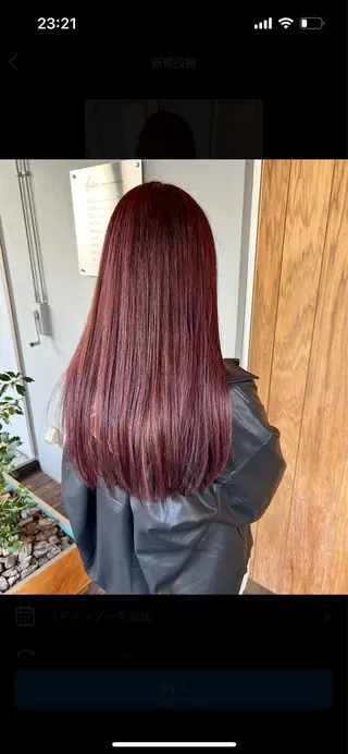 ロング カラー フラム所属・WATANABE MISAKIのヘアスタイル